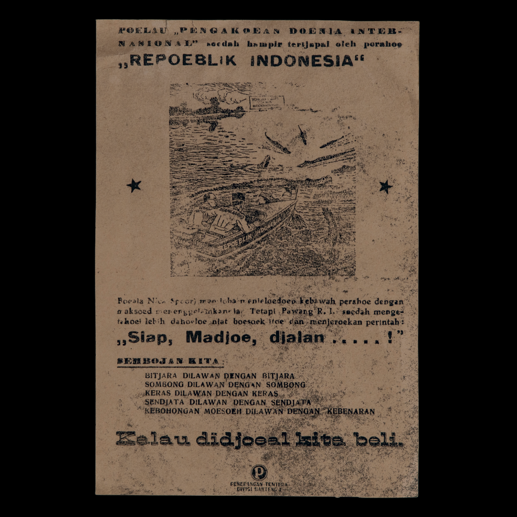 Pamflet ‘Repoeblik Indonesia’