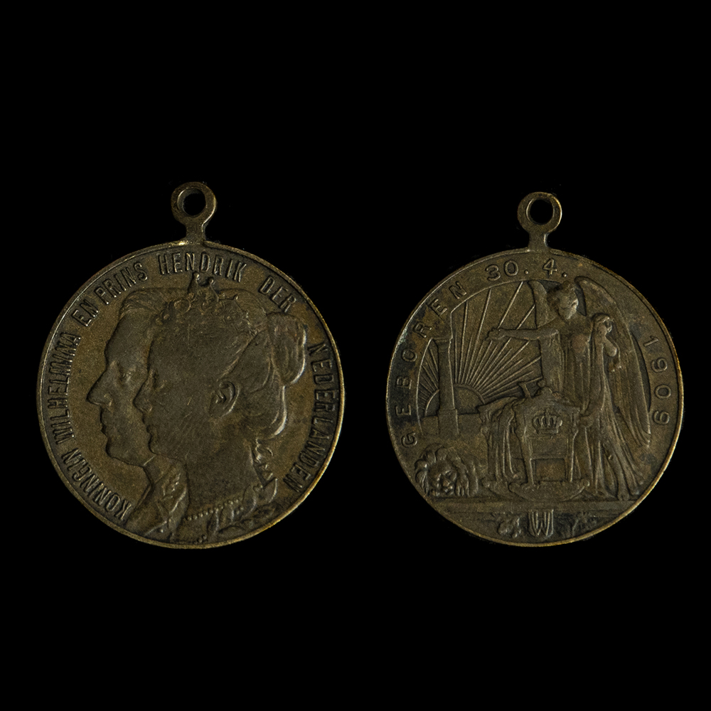 Koningin Wilhelmina en Prins Hendrik der Nederlanden medaille