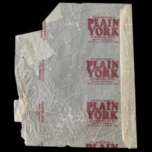 Rowntree’s Plain York Chocolate with vitamins B.R.C.S. & St. John W.O.