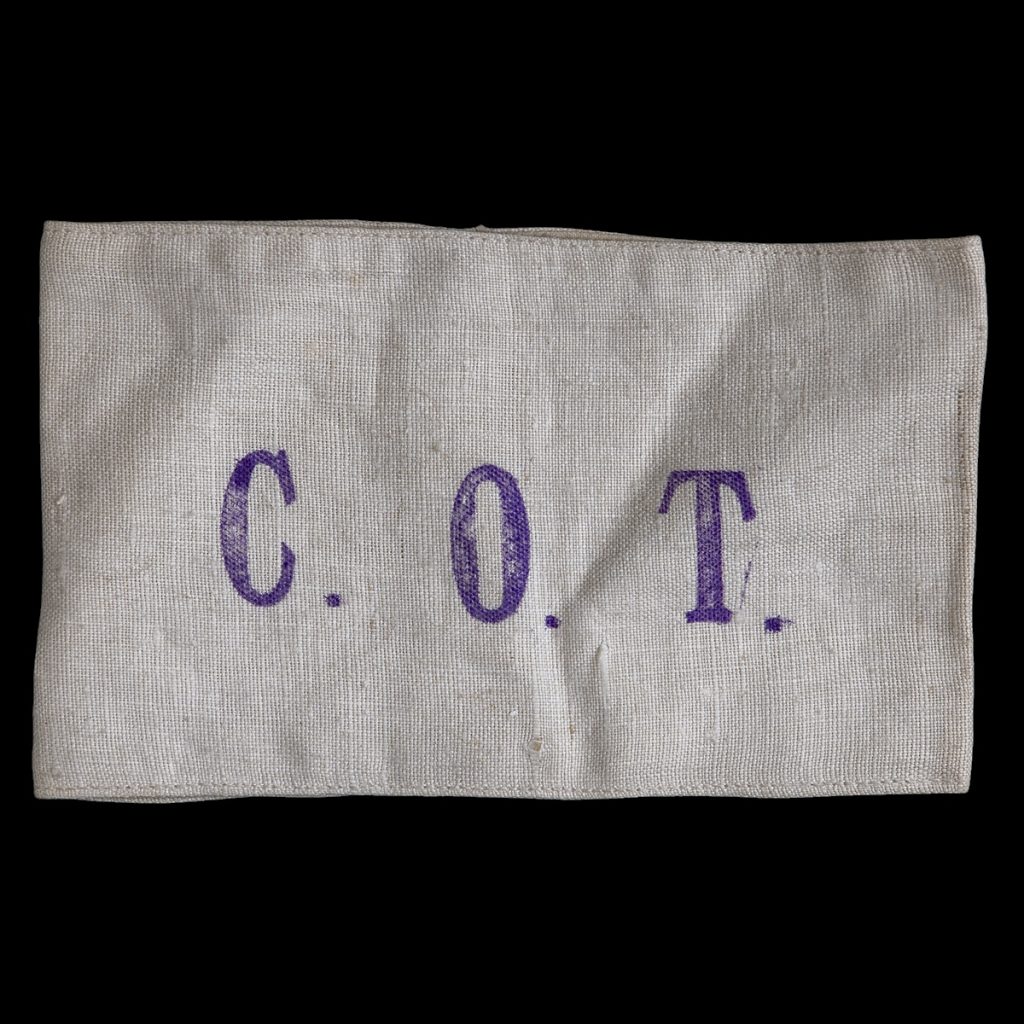 Armband C.O.T. (commanderend officier troepen)