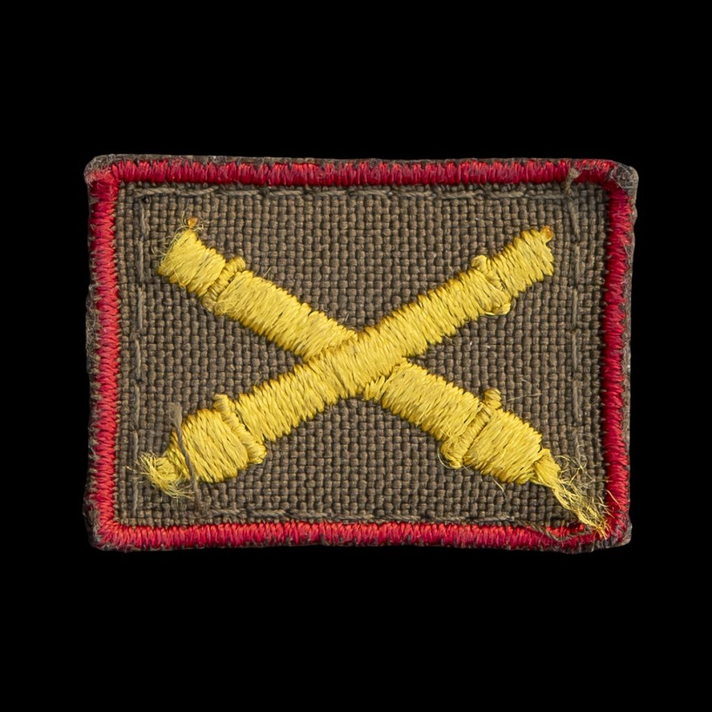 Embleem van een gesneuvelde Russische militair regio Donbas