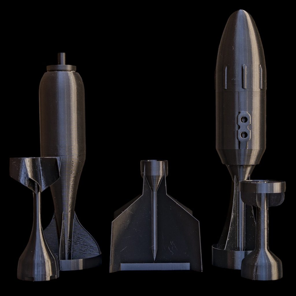 ‘Fins’ vervaardigd met een 3D printer