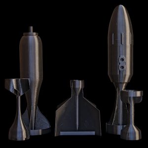 ‘Fins’ vervaardigd met een 3D printer