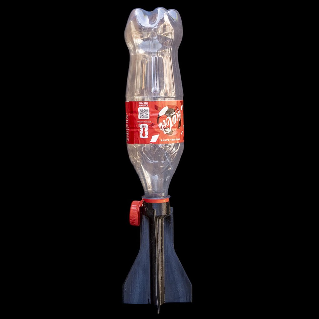 ‘Bottle Fin’ vervaardigd met een 3D printer