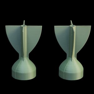 ‘Fins’ vervaardigd met een 3D printer