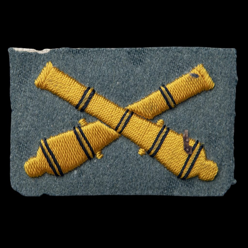 Pre 1940 kraagembleem Artillerie