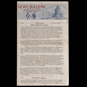 News Bulletin British Consulate Curacao NWI
