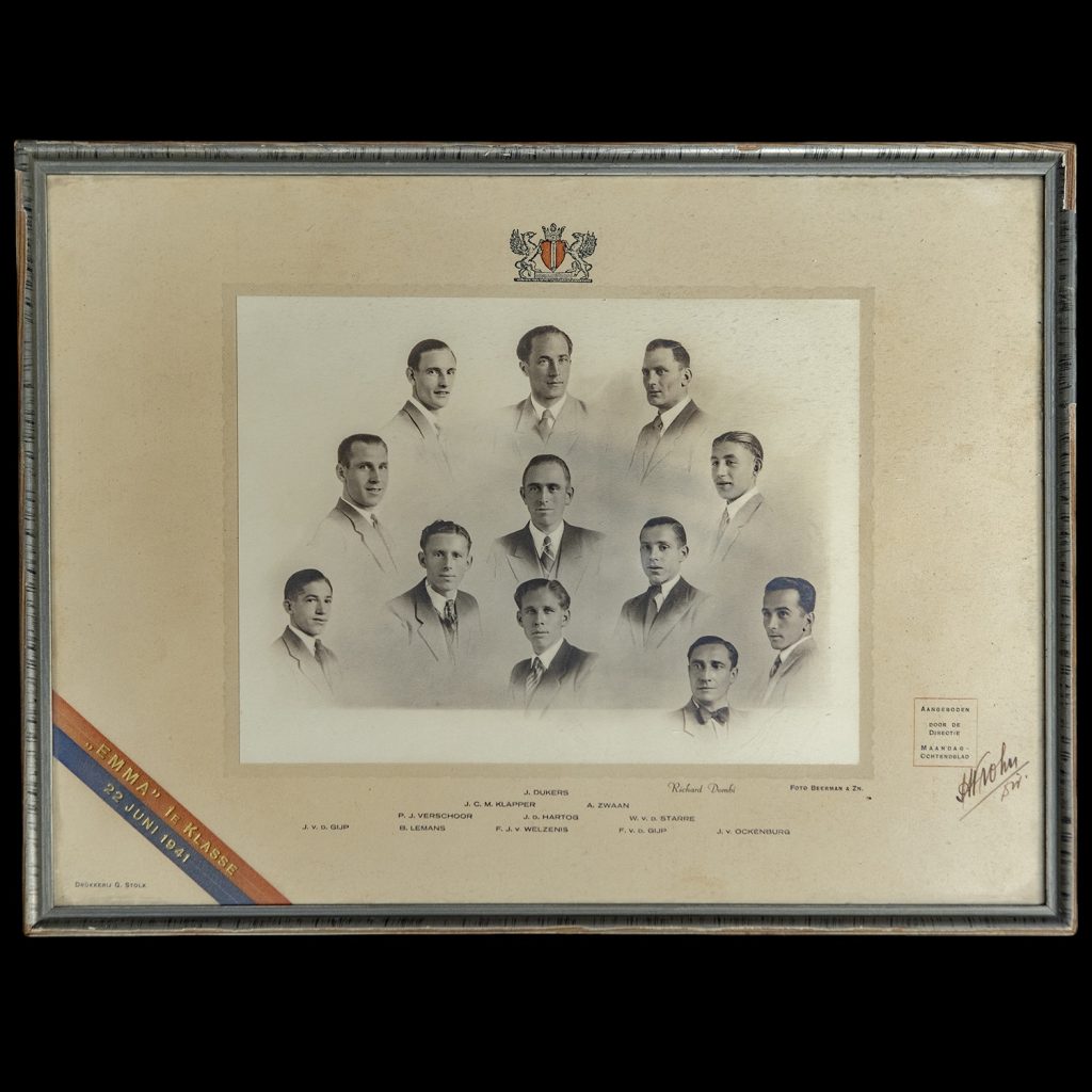 Herdenkingslijst Voetbalvereniging ‘Emma’ 1e Klasse Dordrecht 22 juni 1941