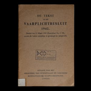 De Tekst van het Vaarplichtbesluit 1942