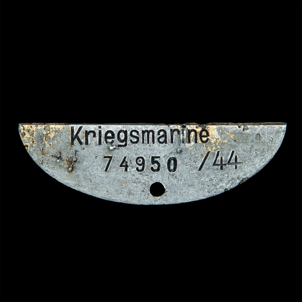 Erkennungsmarke Kriegsmarine 74950/44