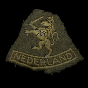 Mouwleeuw Model 1940 vroeg Engelse Aanmaak geweven Op Vilt.