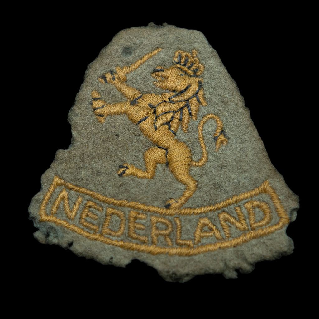 Mouwleeuw Model 1940 Engelse Aanmaak 1943 Geweven Op Vilt.