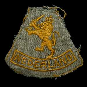 Mouwleeuw Model 1940 Nederlandse Aanmaak Geweven Op Groen Katoen 1946