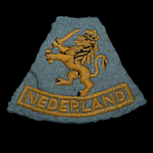 Mouwleeuw Model 1940 Vroeg Engelse Aanmaak geweven Op Vilt.