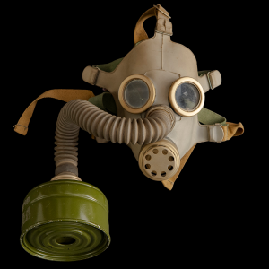 Russisch kindergasmasker koude oorlog