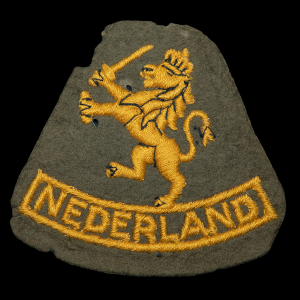 Mouwleeuw model 1940 Engelse aanmaak 1944 Geweven op vilt.
