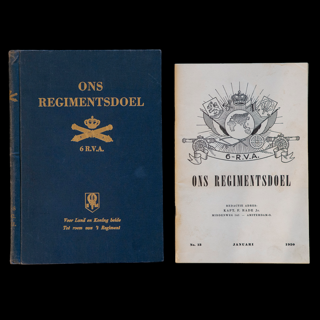 Boek Ons Regimentsdoel 6 R.V.A. 1950