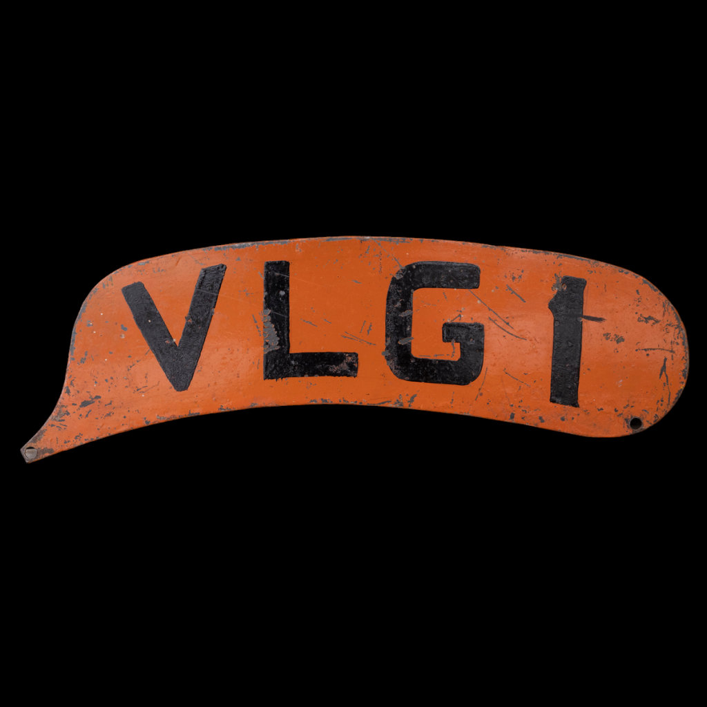 BS Vlaardingen Motor ‘kentekenplaat’ VLG 1