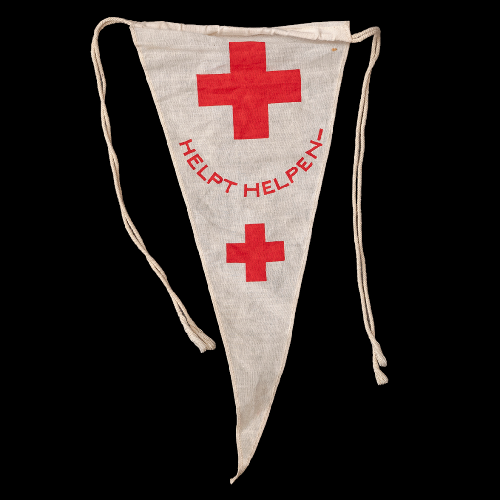 Roode Kruis vlaggetje Helpt Helpen