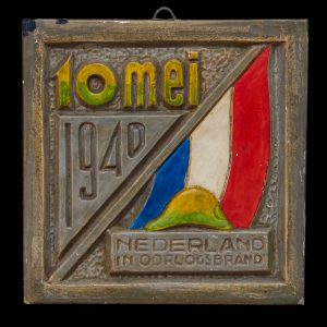 Tegeltje 10 Mei 1940 Nederland in Oorlogsbrand