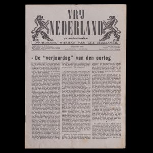 VRIJ NEDERLAND 11 September 1943