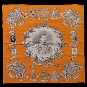 Herdenkingsdoek Koningin Wilhelmina
