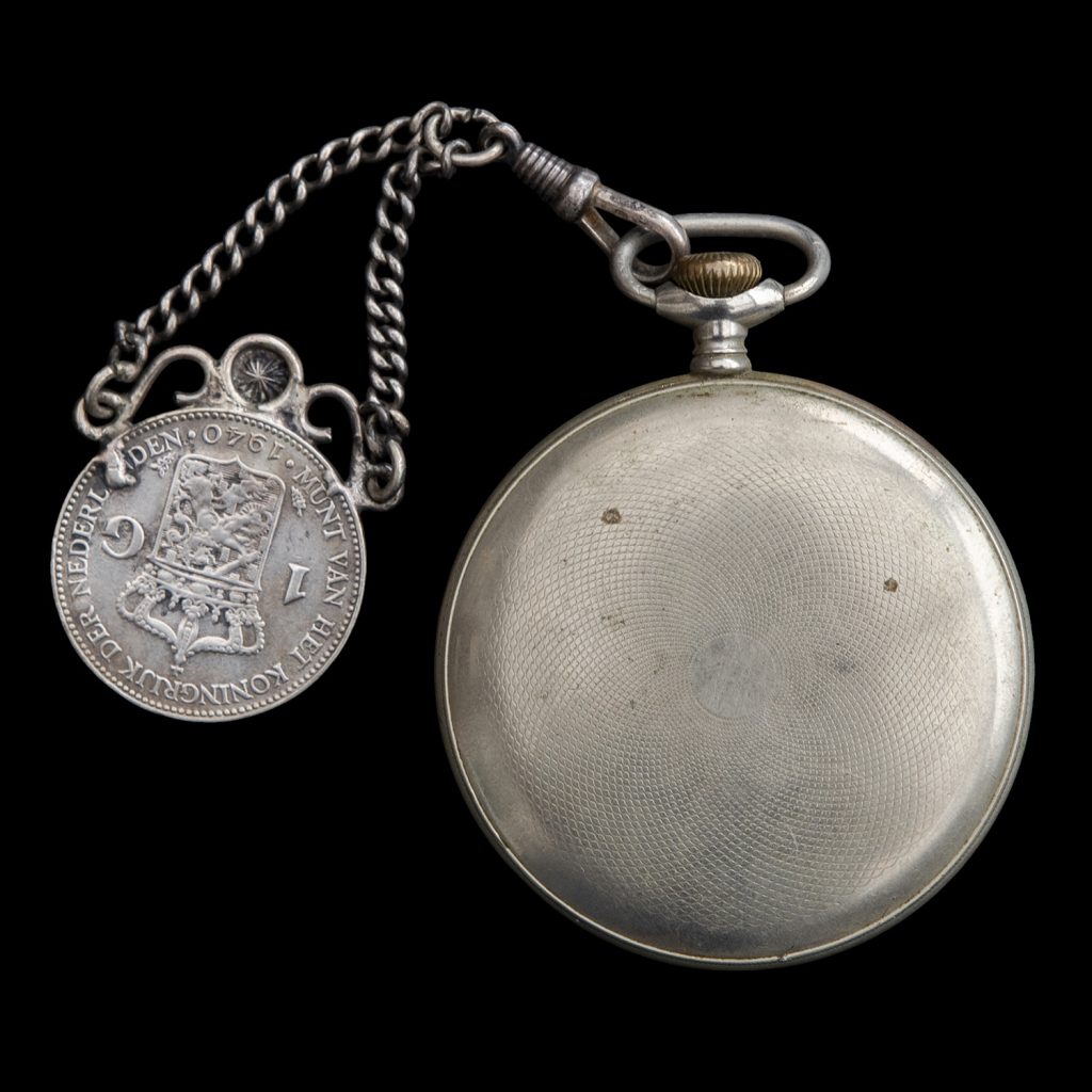 Elke zakhorloge met ‘Stil Verzet munt Wilhelmina in Londen 1940’