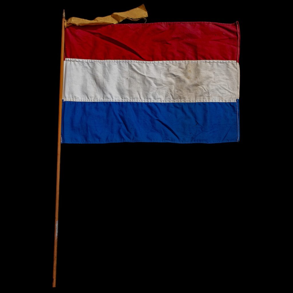 Bevrijdingsvlag met wimpel