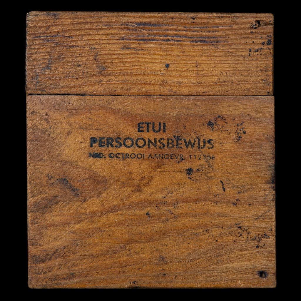 Houten etui Persoonsbewijs