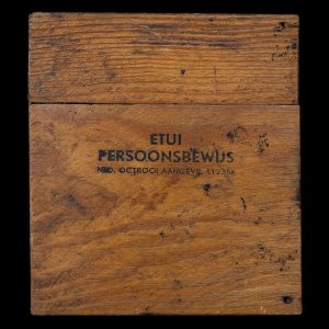 Houten etui Persoonsbewijs