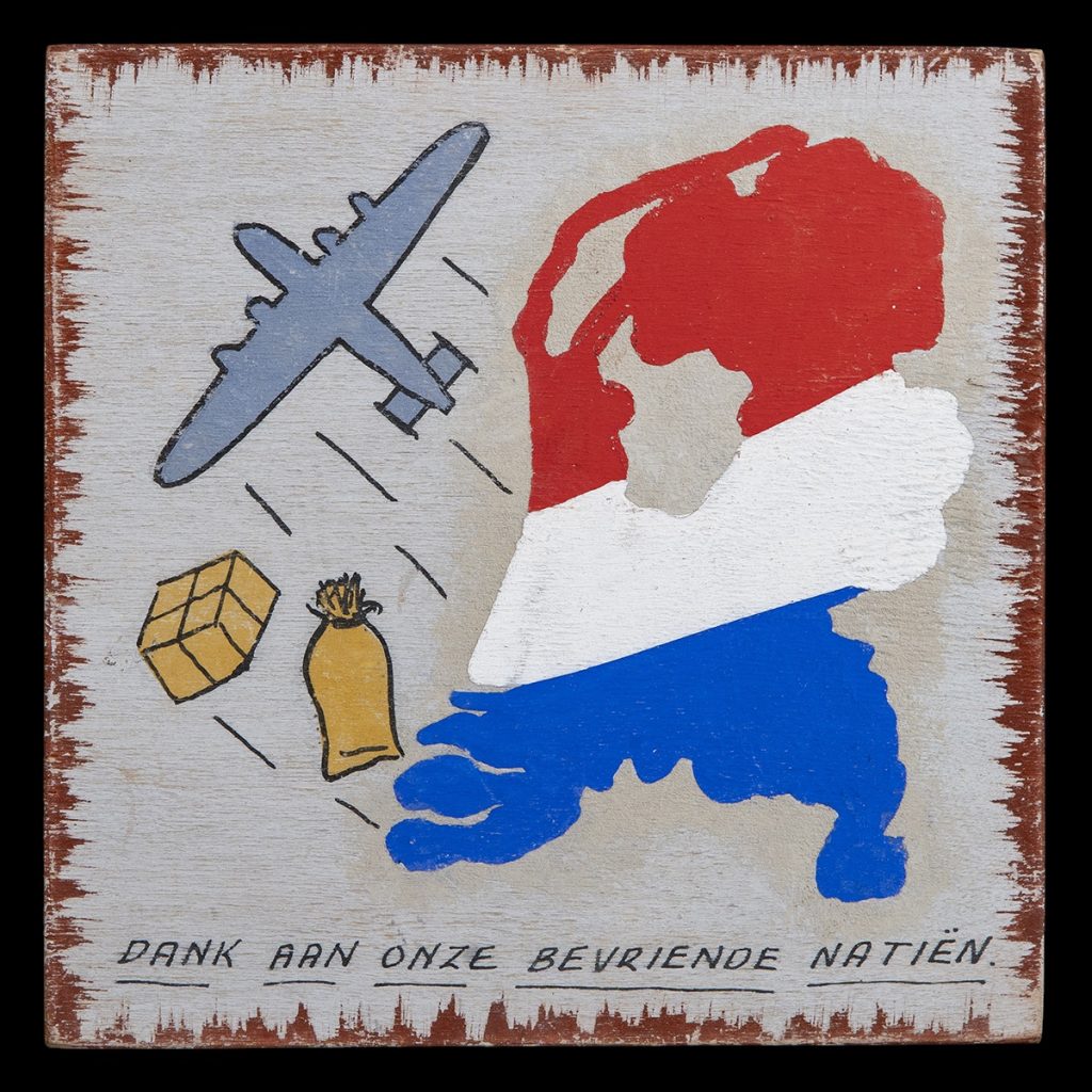 Wandplaatje Dank Aan Onze Bevriende Natiën