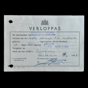 Verlofpas