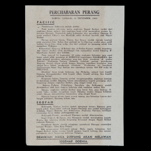 Pamflet Perchabaran Perang