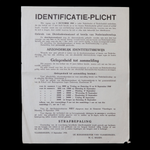 Identificatie-Plicht Vlaardingen 1940