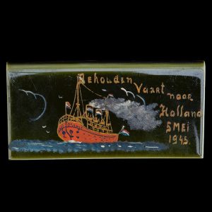Tegeltje Behouden Vaart naar Holland 5 mei 1945