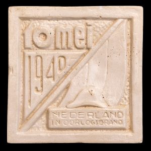 Tegeltje 10 Mei 1940 Nederland in Oorlogsbrand