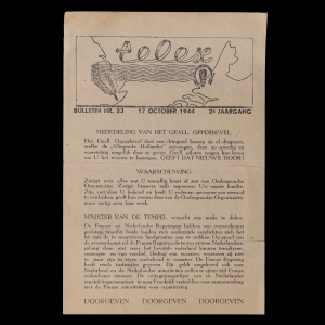 Telex 17 October 1944