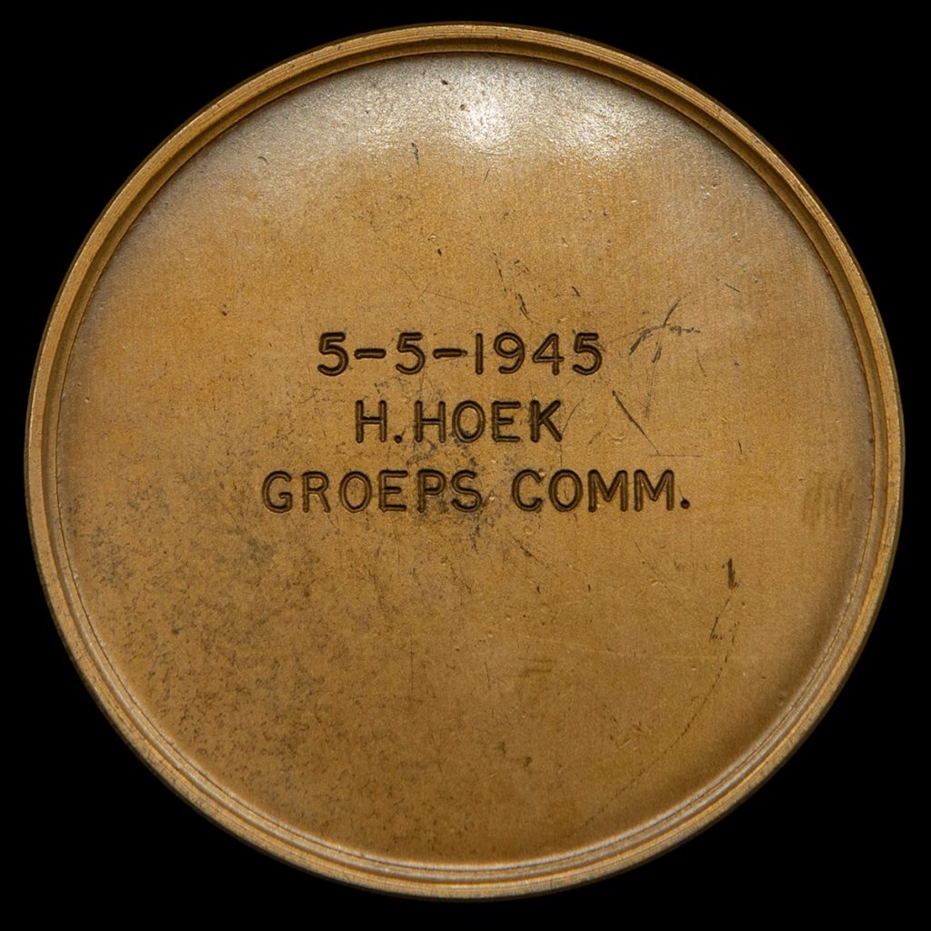 Penning Raad van verzet in het Koninkrijk der Nederlanden 1945 Brigade Rotterdam