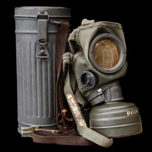Kriegsmarine gasmasker op naam: Beick