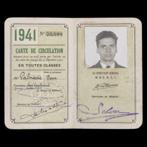 Carte de Circulation 1941 (Pierre Palmade)