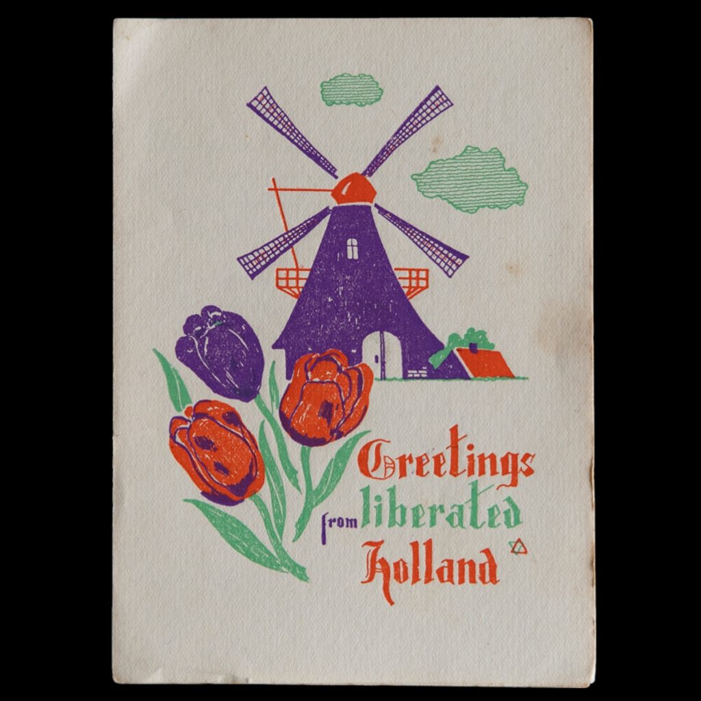 Kaartje Greetings From Liberated Holland