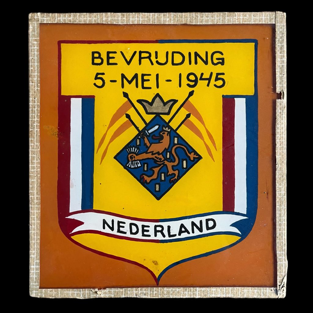 Prent achter glas Bevrijding 5-mei-1945 Nederland