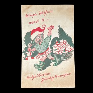 Ansicht verstuurd vanuit Soerabaia door soldaat H. Hoff, 1-12 R.V.A. A Div.