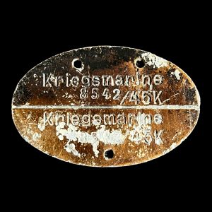 Erkennungsmarke Kriegsmarine 8542 / 45 K