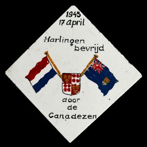 Tegel 1945 17 April Harlingen bevrijd door de Canadezen