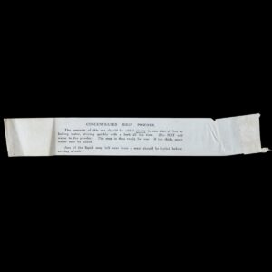 Label Concentrated Soup Powder