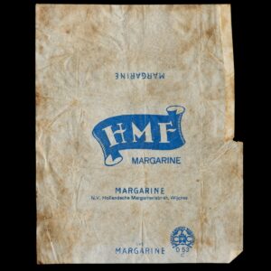 (Voor)oorlogse wikkel HMF Margarine Wijchen