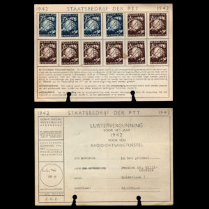 Nederlandsche Radio Omroep Luistervergunning 1942