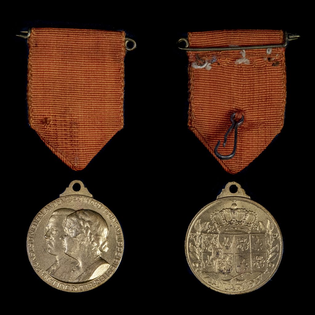 Medaille Prinses Juliana & Prins Bernhard 1937