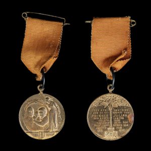 Herinneringsmedaille van het huwelijk van Prinses Juliana en Prins Bernhard 1937